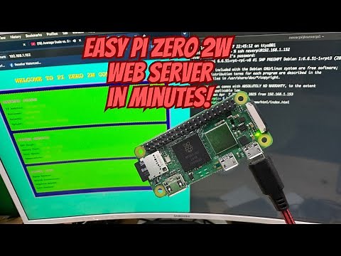 Full Setup of Raspberry Pi Zero 2W as a Web Server using only SSH (No monitor or keyboard needed)
