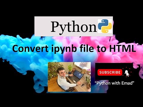 Converting ipynb file to HTML with python code