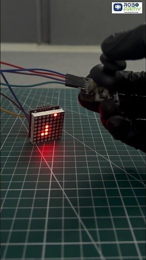 DIY Snake Game Using Arduino #scienceproject #snakegame #arduinoproject #dotmatrix #roboarmy