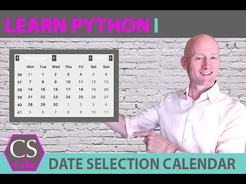 POP-UP PYTHON CALENDAR WITH TKINTER: How to add a calendar to select dates in your GUI project.