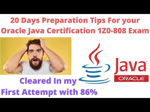 Tips and Tricks to clear Java OCA 1Z0-808 Exam in 20 Days 😎 | My Java Certification My Experience 🤯