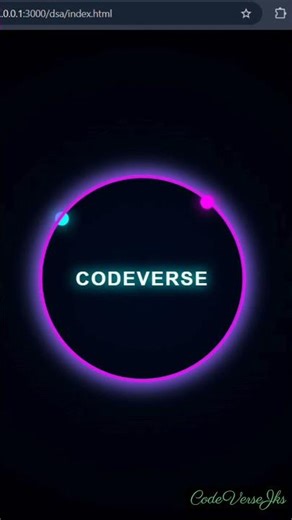 Logo Design Using HTML & CSS 🔥 | Coding Shorts