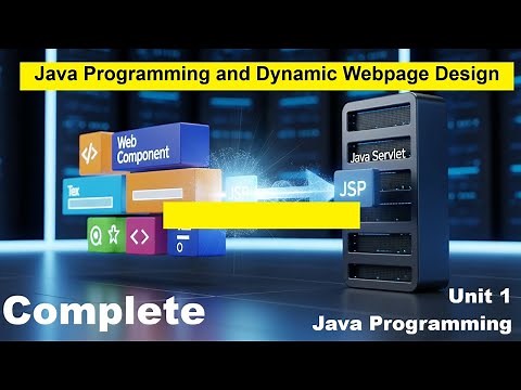 Complete Unit 1 | Java Programming |Java Programming & Dynamic Webpage Design | BCA 5 Semester | MIC