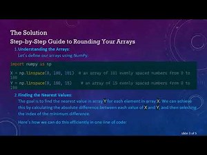 How to Round Numbers to a Range of Numbers in Python with NumPy