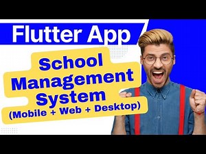build complete student management system app in flutter | Mobile | Web | Desktop