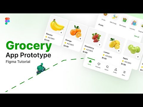 Master Prototyping in Figma with this full grocery app Figma prototype tutorial (Plus Design file)