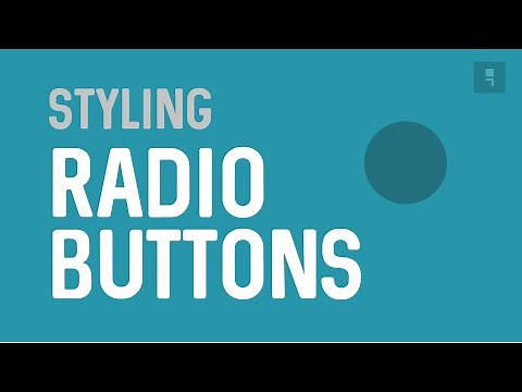 Style Radio Buttons with CSS