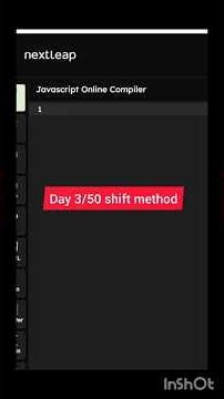 JavaScript shift() Method Explained | Remove First Element | Day 3/50
