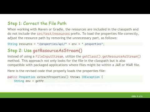 How to Access Properties Files in a Java Web Application