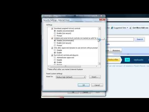 How to enable Javascript in Internet Explorer.