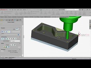 🛠️ Milling in SOLIDWORKS CAM 2025 – Step-by-Step | SIMTEK