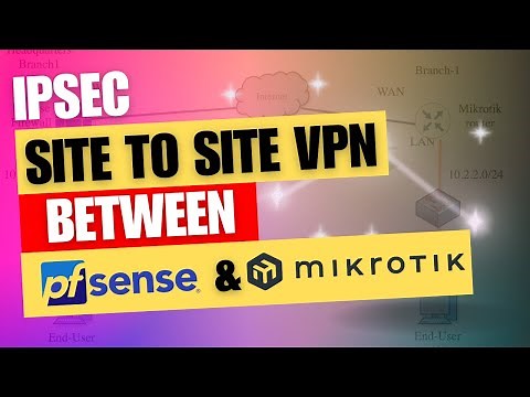 pfSense Mikrotik IPsec site-to-site VPN configuration - Step by step guide