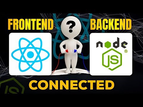 How to connect Frontend and Backend | Connect React and Node | Step by Step tutorial | CoderzArea