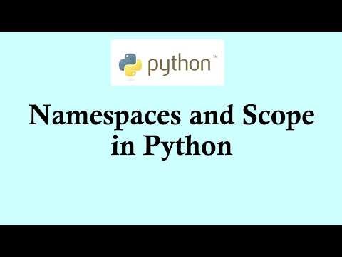 Easy Python tutorials | Namespaces and Scope in Python
