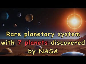Alien solar system with seven planets discovered.