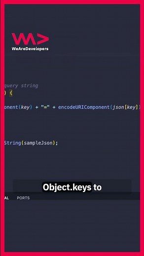 Tips and Tricks: Converting JSON to a query string