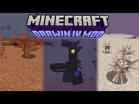 An Alien World! | Darwin IV Minecraft Mod Showcase (public beta pre release 1.20.1)