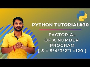 Factorial Program in Python - In Hindi