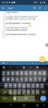 How to use random shuffle in python#pythonprogramming