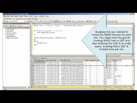 T-SQL tutorial: User-Defined Functions, Full SQL Server Transact-SQL course (Lesson 5)