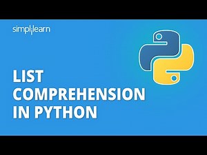 List Comprehension In Python | Python For Beginners | Python Tutorial | Learn Python | Simplilearn