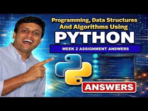 NPTEL Data Structure & Algorithm Using Python Week 2 Assignment 2 Answers Jan 2026 | NPTEL #python