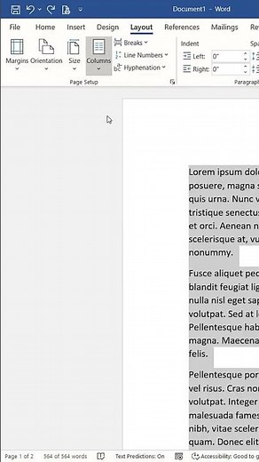 "How to Create and Format Columns in Microsoft Word | Easy Tutorial"