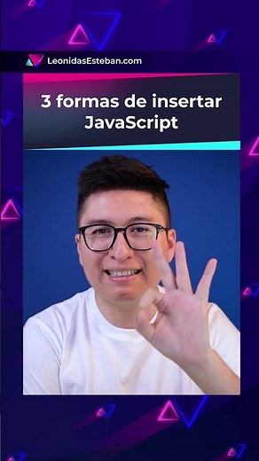 3 Formas de insertar JavaScript en HTML