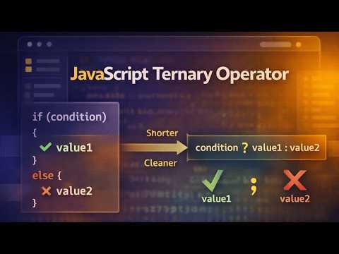 If Else vs Ternary Operator The REAL Difference for Developers