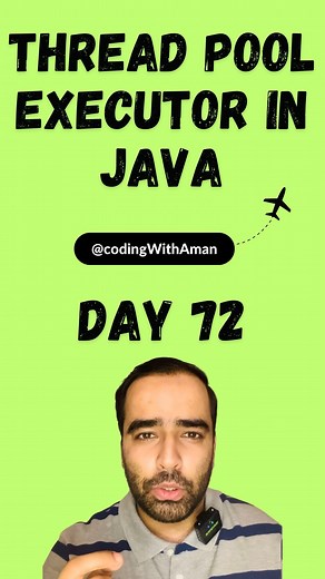 Aman Sahni on Instagram: "ThreadPoolExecutor is a specific implementation of the ExecutorService interface that manages a pool of threads. It allows you to set the core and maximum pool size, queue capacity, and other parameters for controlling the behavior of the pool #coding #webdeveloper #programmer #developer #javascript #technology #programmingmemes #programming #code #coder #computerscience #python #java #webdevelopment #codinglife #programmers #html #softwaredeveloper #webdesign #develope