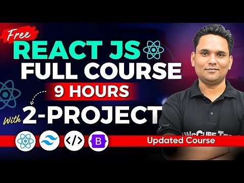 React JS Full Course with Project: Beginner to PRO Tutorial in 9 HOURS