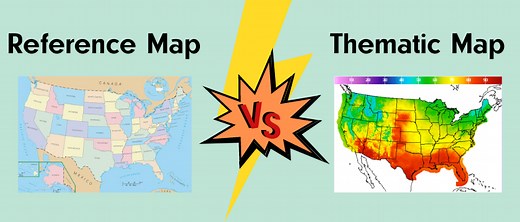 Reference Map vs. Thematic Map: 18 Map Types to Explore