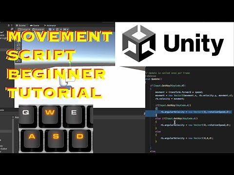 Unity 3D Beginner Tutorial 2026: Creating a Movement Script with W, A, S, D Keys