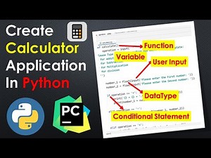 Create Calculator Application Program using Python in Pycharm | Step by Step Tutorial