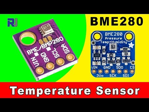 How to use BME280 Temperature, Humidity and Pressure sensor with Arduino RJT183