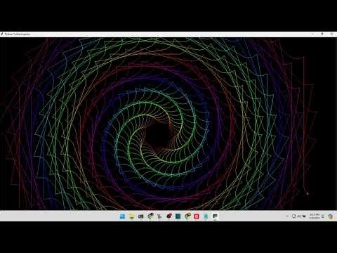 Easy Turtle Graphics & Colors in Python!
