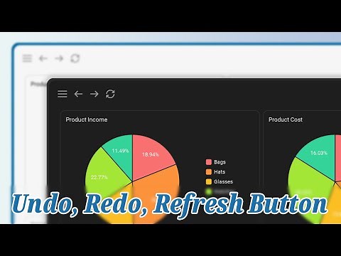 Create Undo Redo and Refresh Button In Dashboard Project Using Java Swing