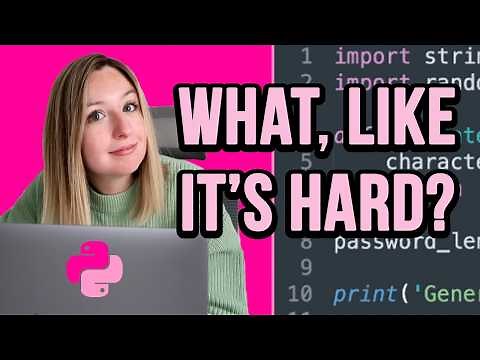 Learn Python in 4 minutes | Build a Random Password Generator!