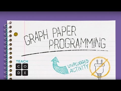 Unplugged Lesson in Action - Graph Paper Programming