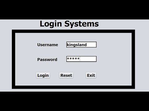 Java NetBeans Login Systems Tutorial
