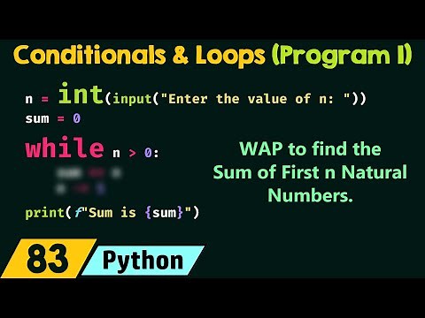 Conditionals and Loops - Program 1