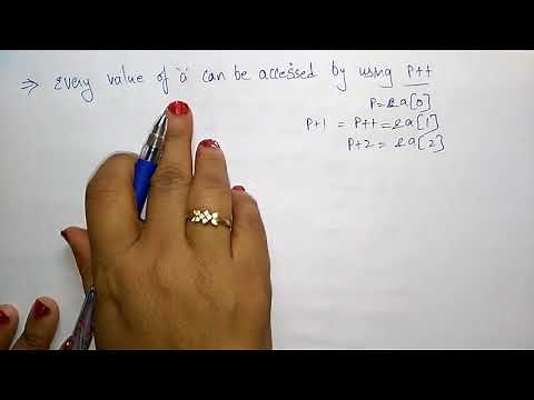 Pointers in c programming | Arrays | Programming Example | C Programming | Lec-46