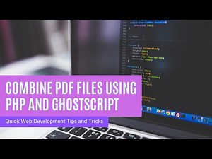 Combine PDF Files using PHP and GhostScript