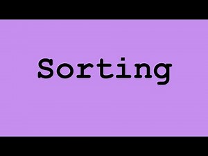 Sorting in JS