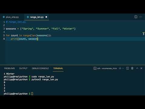 Using Python enumerate() With for Loops