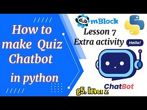 Build a Smart Quiz chatbot in mblock with Python - Fun & Easy