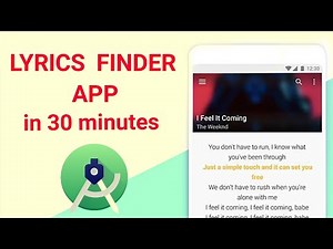 Lyrics App Android Studio | Full Tutorial
