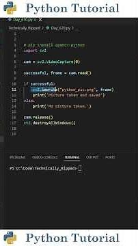 Take Webcam Photos with Python | Python Tutorial