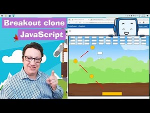 Breakout clone in JavaScript | Build games with codeguppy.com and p5.js API