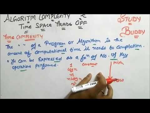 Algorithm Complexity and Time-Space Trade Off : Data Structures and Algorithms